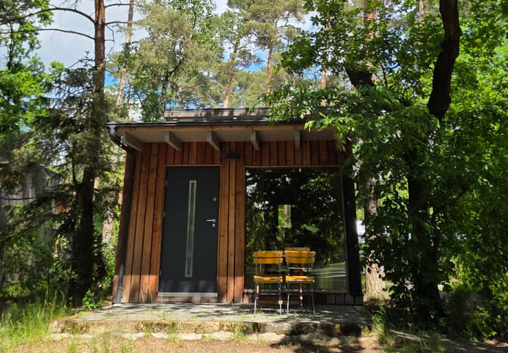 Ferienhaus auf dem Campingplatz – 360° Rundgang ansehen