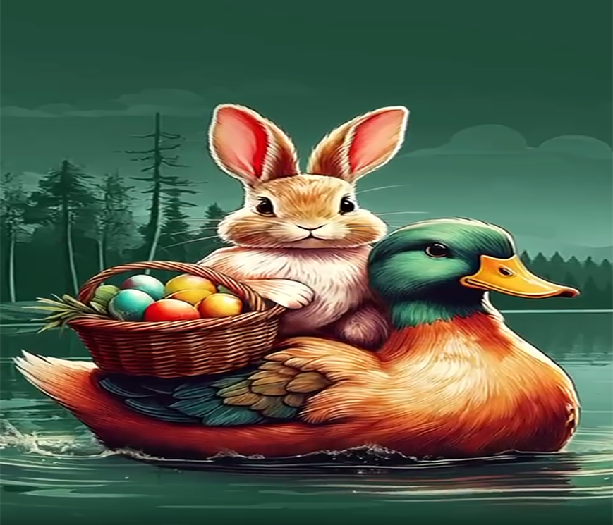 Ostern 2025 am Brettmühlenteich
