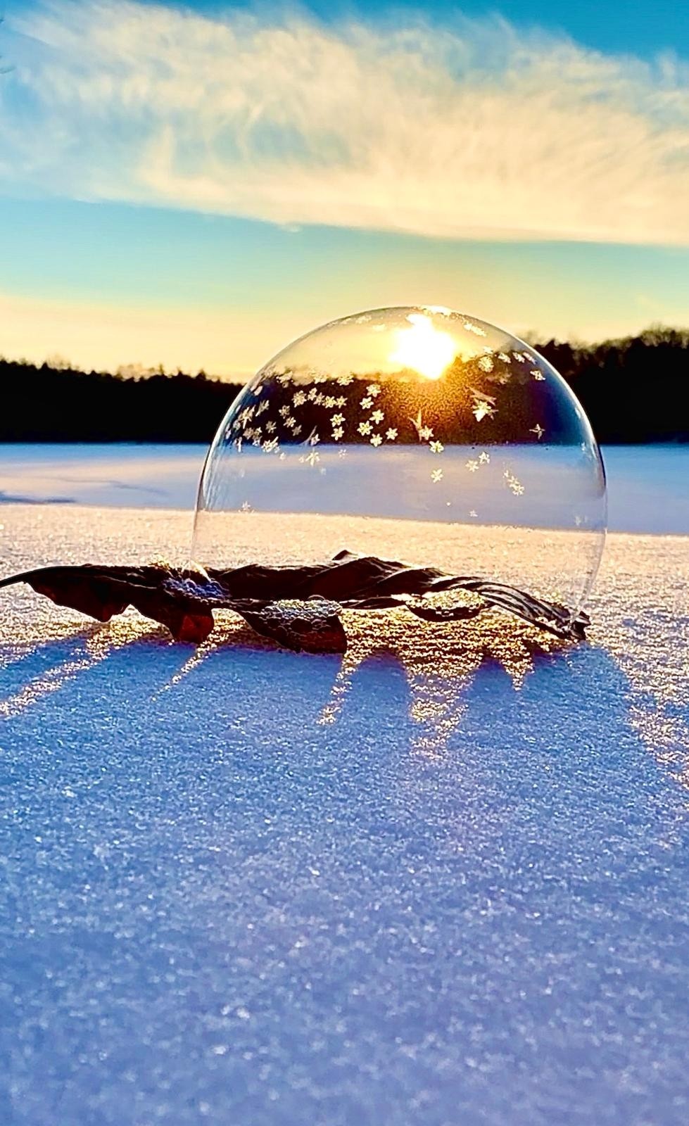 Winterstimmung am Naturcamping Brettmühlenteich